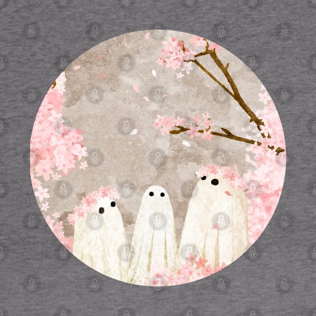 Ghost Cherry Viewing Party by KatherineBlowerDesigns